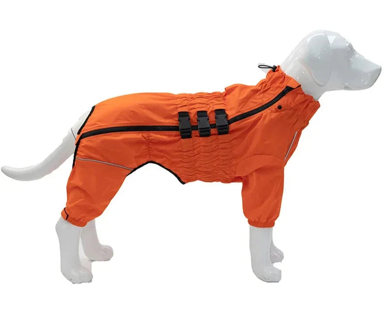 Waterproof Dog Raincoat - 4-Legged Rain Suit