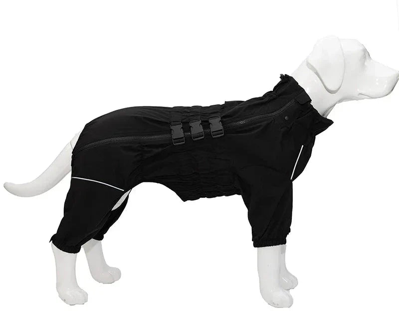 Waterproof Dog Raincoat - 4-Legged Rain Suit