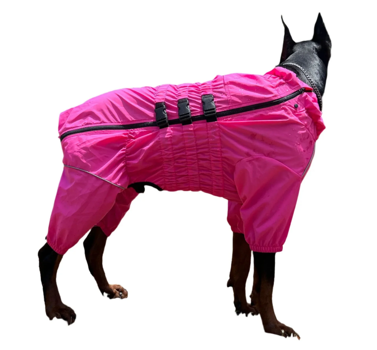 Waterproof Dog Raincoat - 4-Legged Rain Suit